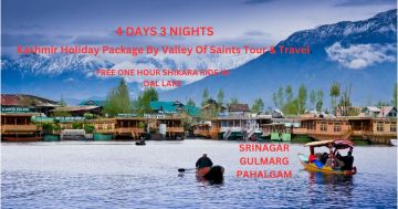 4 Days 3 Nights Srinagar Holiday Package by VALLEY OF SAINTS TOUR And TRAVEL