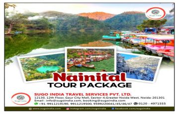 Blissful Nainital Tour Package From Delhi 3 Days & 2 Nights