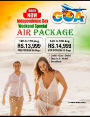 4 Days 3 Nights Goa Holiday Package by Ekkum Holidays